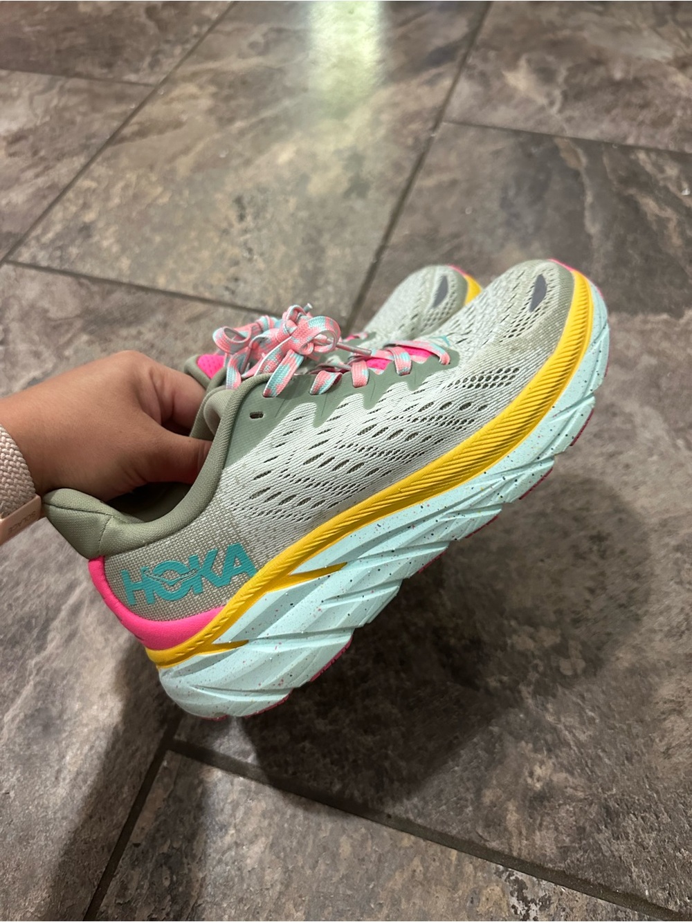Hoka x Free People Movement Clifton 8 Shoes Women’s size 5